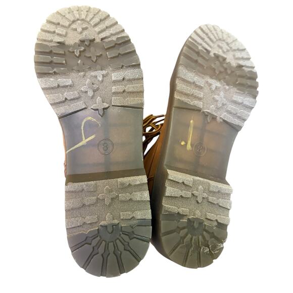 SM New York Brown Fur Trim Rockel Boots NEW Size 8 - Picture 8 of 8